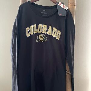 Fanatics Black and Gold Colorado Long Sleeve Tee